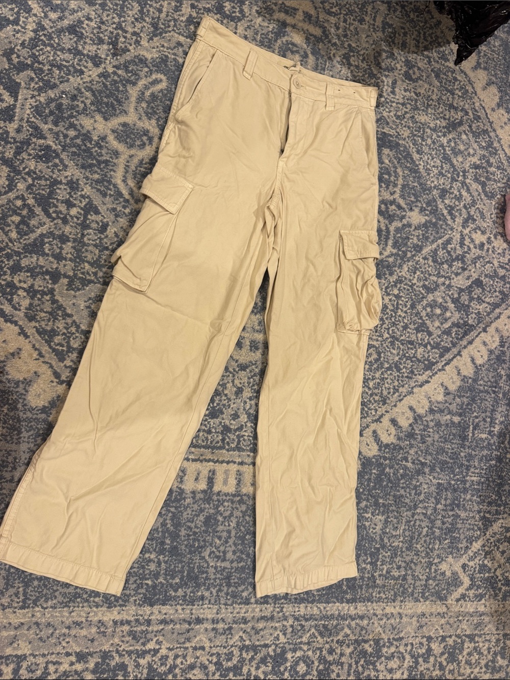 Madewell Beige Cargo Jeans - Lightweight Utility Style